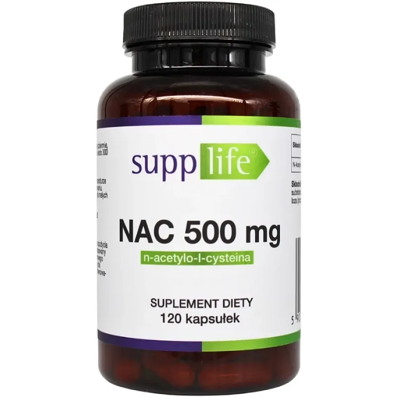 SUPPLIFE NAC 500mg 120 kaps.