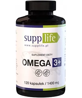 SUPPLIFE Omega 3+ 120 kaps.