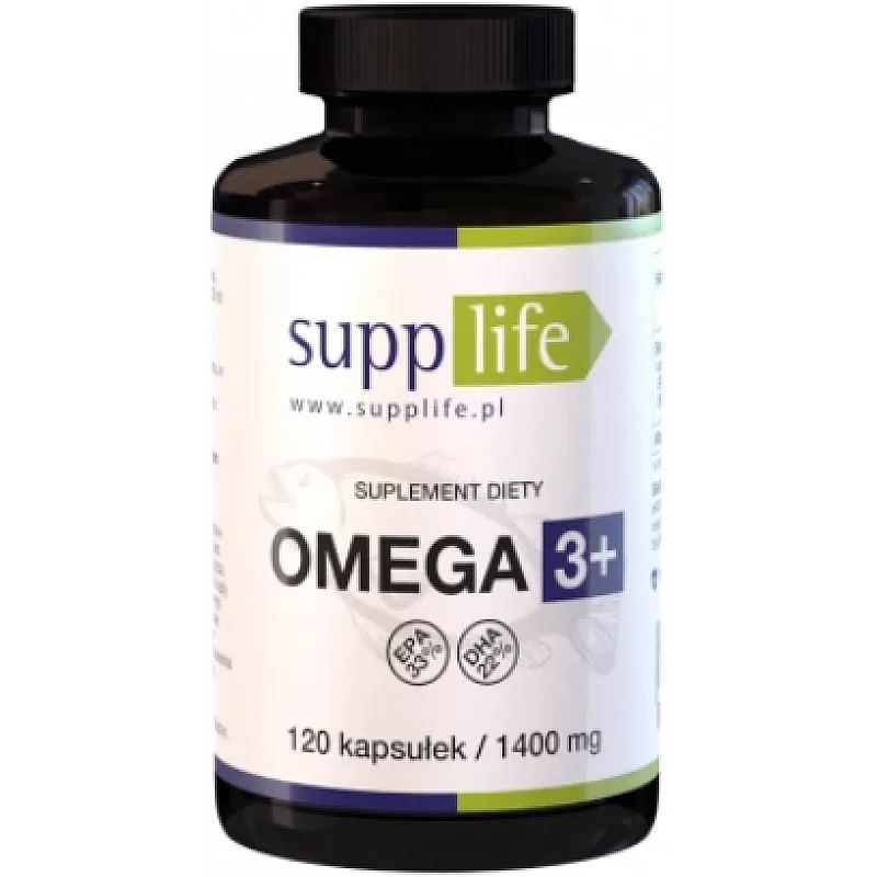 SUPPLIFE Omega 3+ 120 kaps.