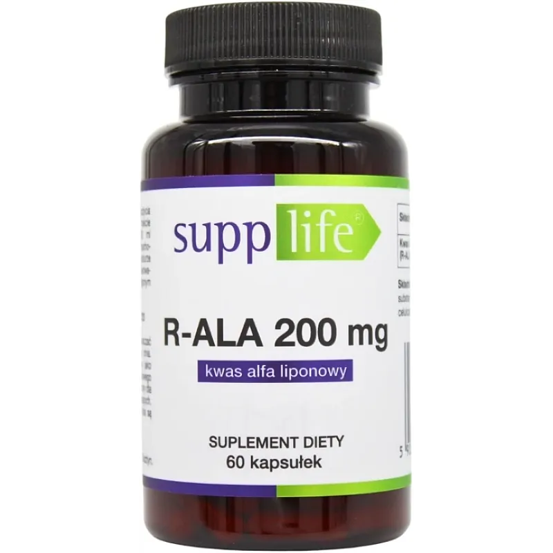 SUPPLIFE R-ALA 200mg 60 kaps.