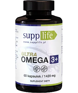 SUPPLIFE Ultra Omega 3+ 120 kaps.