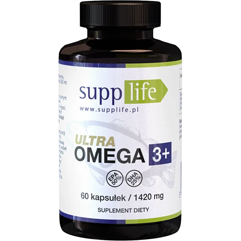 SUPPLIFE Ultra Omega 3+ 120 kaps.