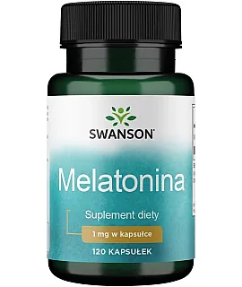 SWANSON Melatonina 1mg 120 kaps.