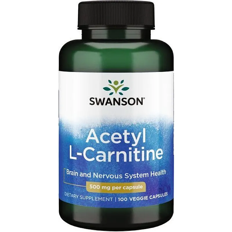 SWANSON Acetyl L-Carnitine 500mg 100 kaps.