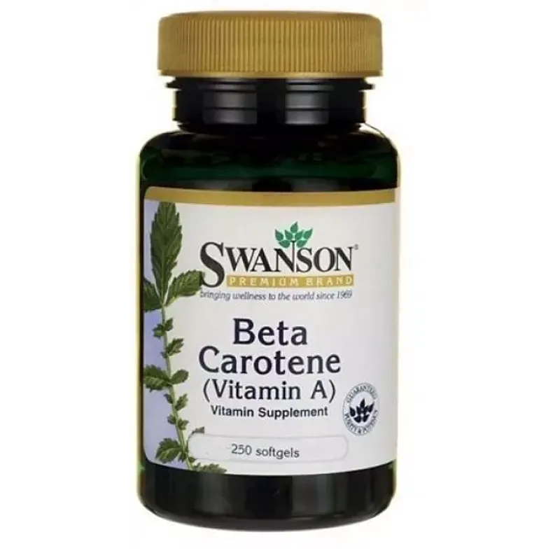 SWANSON Beta Carotene 250 softgels 