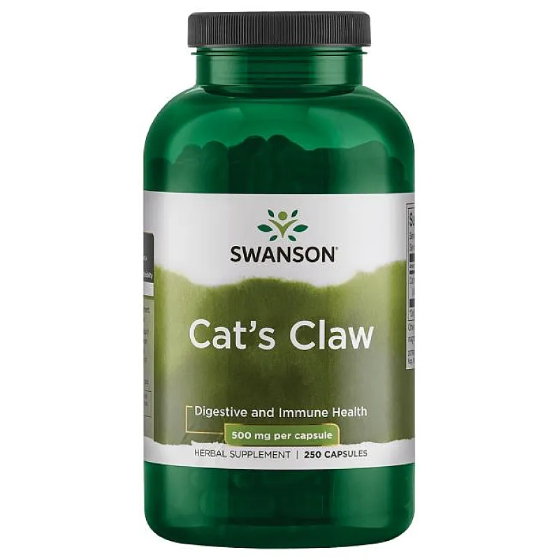 SWANSON Cat's Claw 500mg 250 kaps.