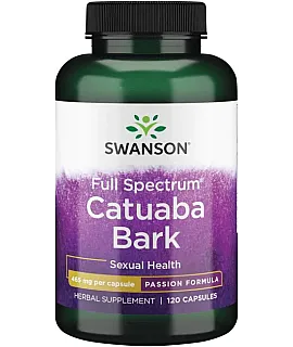 SWANSON Catuaba Bark 465mg 120 kaps.