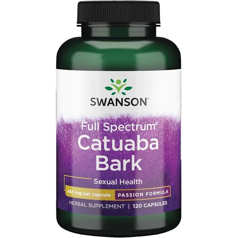 SWANSON Catuaba Bark 465mg 120 kaps. 