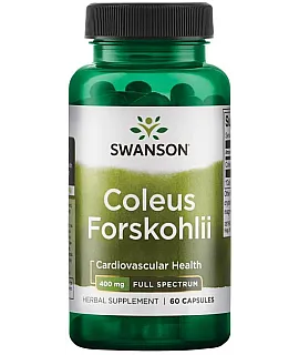 SWANSON Coleus Forskohlii 400mg 60 kaps.