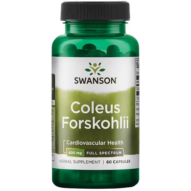 SWANSON Coleus Forskohlii 400mg 60 kaps.