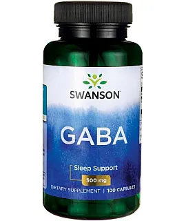 SWANSON Gaba 500mg 100 kaps.