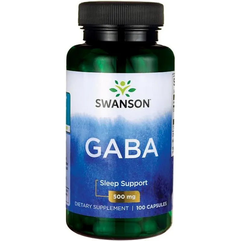 SWANSON Gaba 500mg 100 kaps.