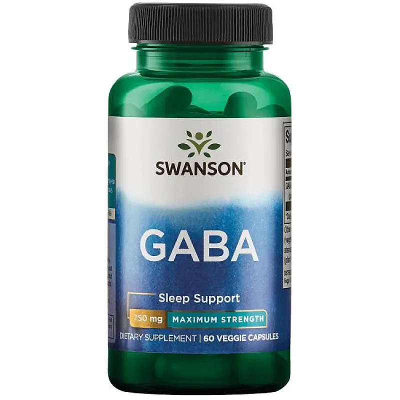 SWANSON Gaba 750mg 60 kaps.