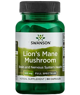 SWANSON Lion's Mane Mushroom 60 kaps.