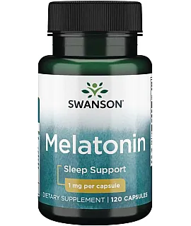 SWANSON Melatonin 1mg 120 kaps.