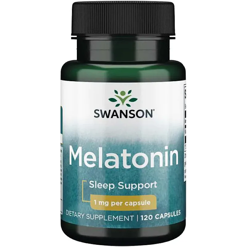 SWANSON Melatonin 1mg 120 kaps.