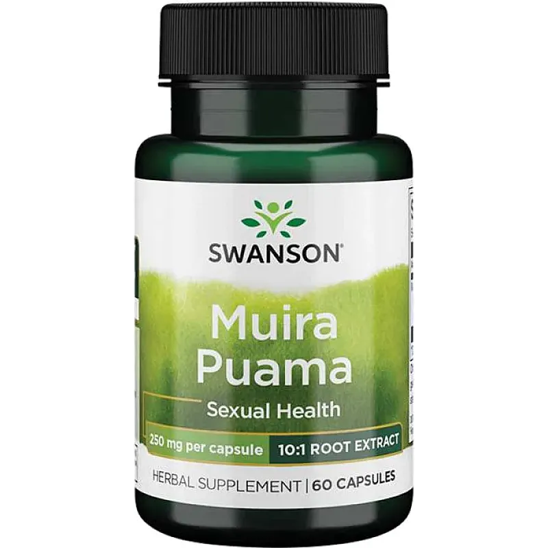 SWANSON Muira Puama 250mg 60 kaps.