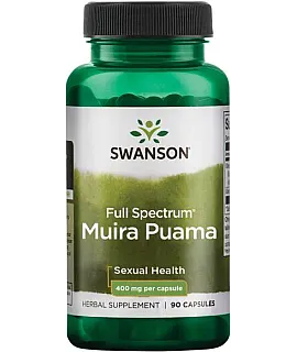 SWANSON Muira Puama Root 400mg 90 kaps.