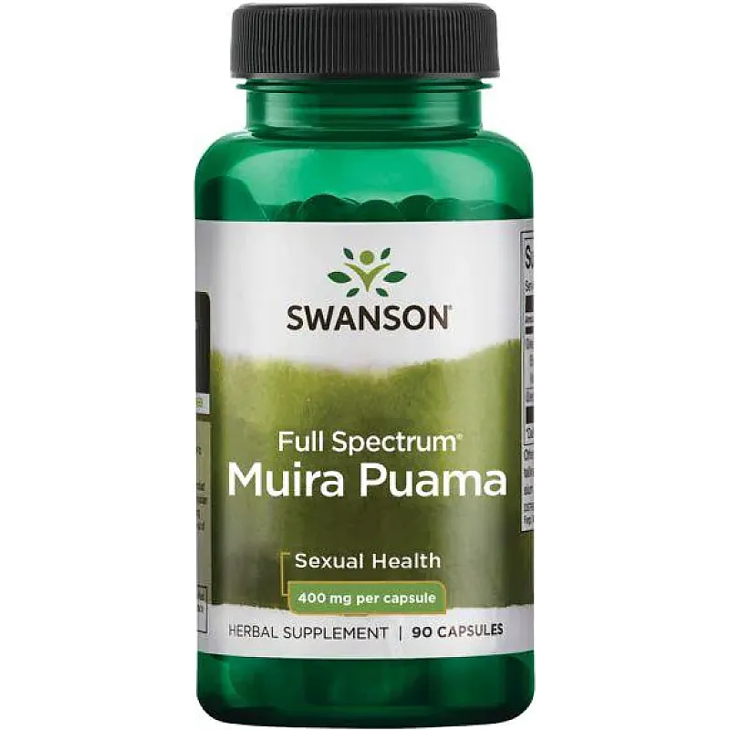 SWANSON Muira Puama Root 400mg 90 kaps.