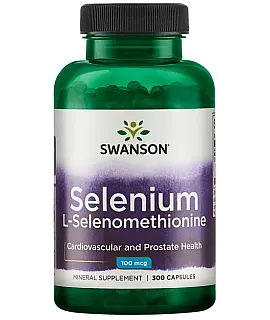 SWANSON Selenium 100mcg 300 kaps.