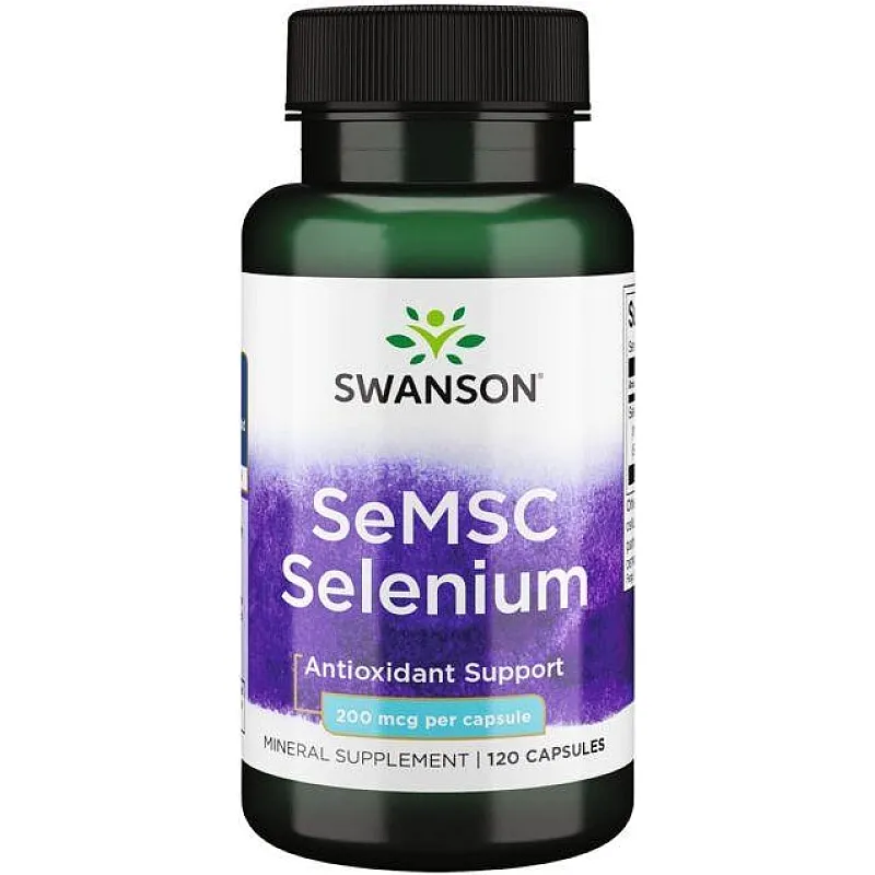 SWANSON SeMSC Selenium 200mcg 120 kaps.