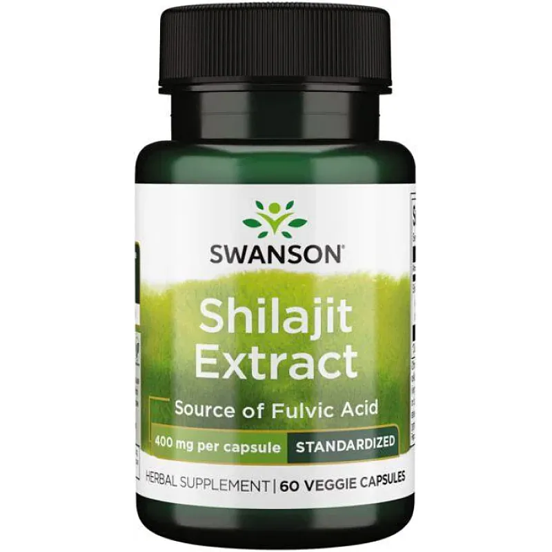 SWANSON Shilajit Extract 400mg 60 kaps.