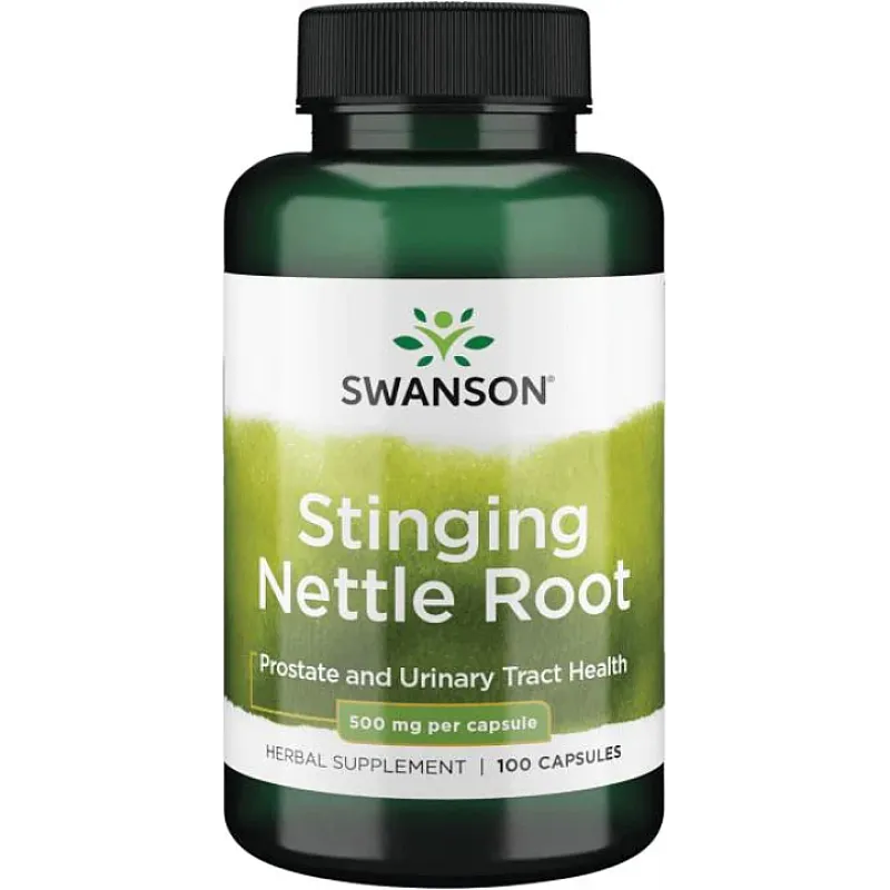 SWANSON Stinging Nettle Root 500mg 100 kaps.