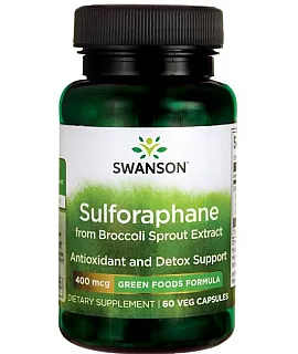 SWANSON Sulforaphane 400mcg 60 kaps.