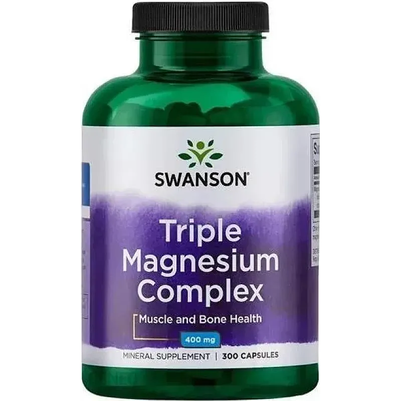 SWANSON Triple Magnesium Complex 400mg 300 kaps.