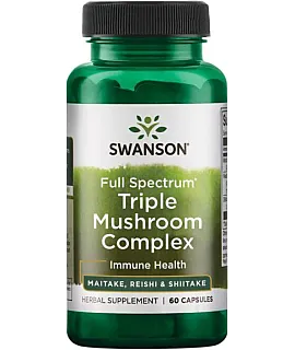 SWANSON Triple Mushroom Complex 60 kaps.