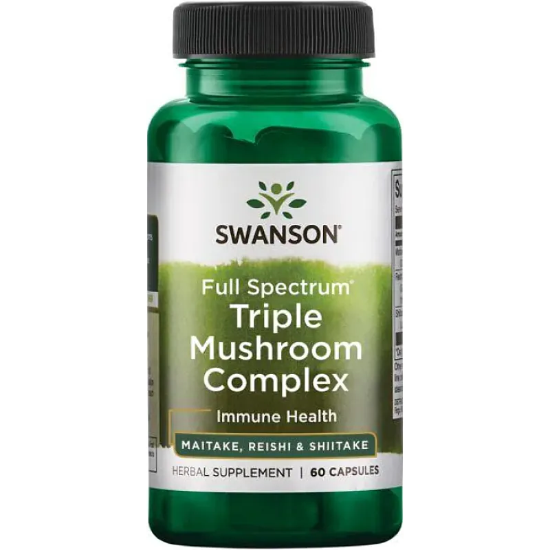 SWANSON Triple Mushroom Complex 60 kaps.