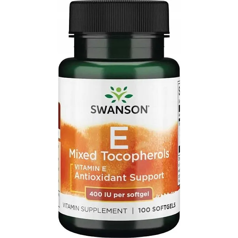 SWANSON Vitamin E Mixed Tocopherols 100 kaps.