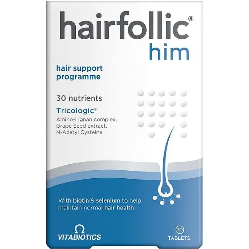 VITABIOTICS Hairfollic Him 30 tab.