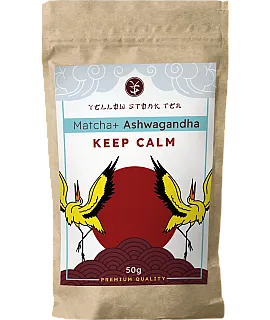 YELLOW STORK TEA Matcha+ Ashwagandha 50g