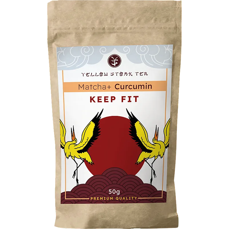 YELLOW STORK TEA Matcha+ Curcumin 50g