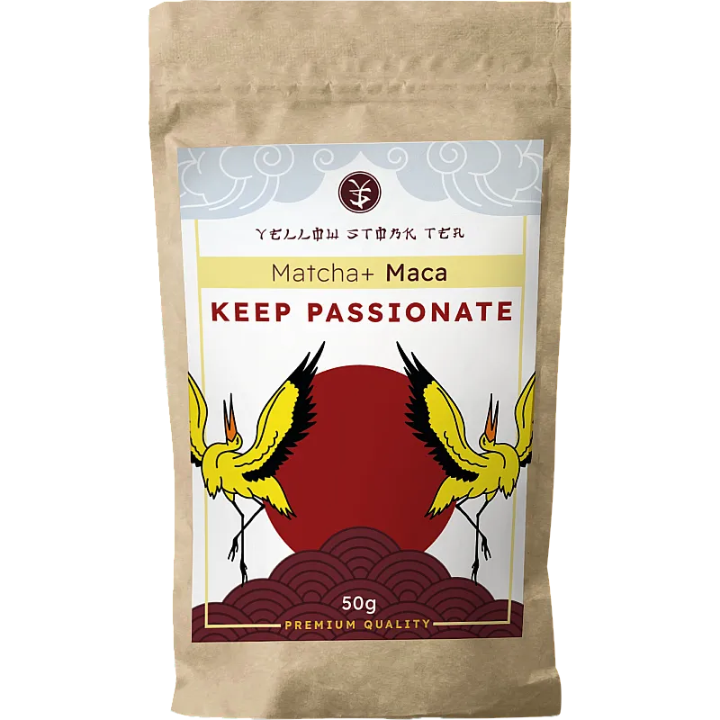 YELLOW STORK TEA Matcha+ Maca 50g